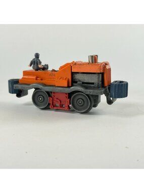 Vintage Lionel No 50 Gang Car 1950s Gray Orange Diecast Train Accessory As Is